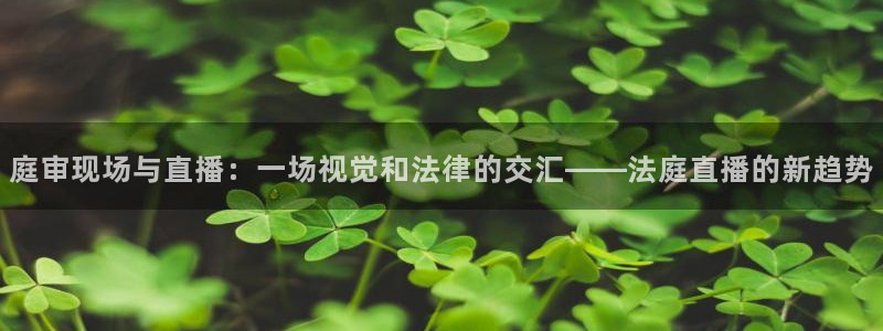蜘蛛体育小狐狸：庭审现场与直播：一场视觉和法律的交汇——法庭直播的新趋势